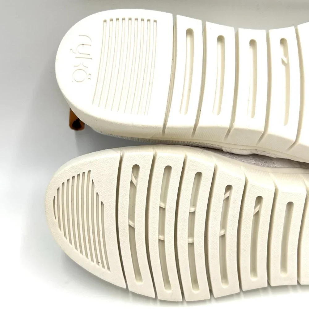 Ryka Womens Hera White Knit Slip On Comfort‎ Casual Sneakers Shoes 5.5M - Picture 10 of 12